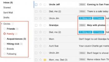 Google quiere combinar Gmail con Google+ Circles