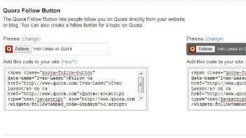 Quora lanza su botón para seguir usuarios o temas desde cualquier parte