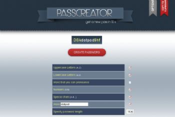 Passcreator: crea contraseñas seguras
