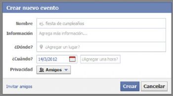 Cambios en los eventos de Facebook