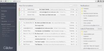Glider - Un panel de gestión de nuestos correos en Gmail