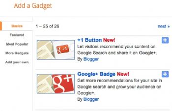 Blogger añade dos nuevos gadget para utilizar con las vistas dinámicas