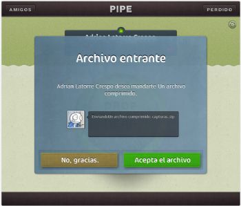 Comparte archivos de hasta 1 GB en tiempo real con Pipe