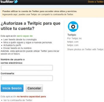 Twitter rediseña la pantalla para autorizar aplicaciones