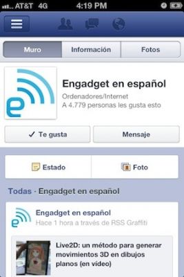 Actualización de Facebook para iOS ya disponible, es el doble de rápida