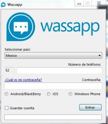 Wassap, el WhatsApp para Windows