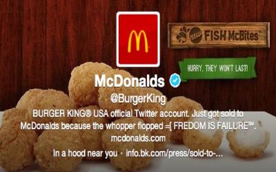 Anonymous hackeó el Twitter de Burger King, y le trajo 9.000 nuevos seguidores