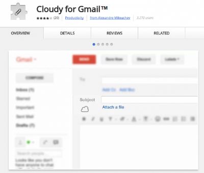 Adjunta en Gmail archivos de Dropbox, Box, Picasa, Instagram, etc.