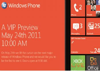 Windows Phone 7.5 Mango, evento especial el 24 de mayo