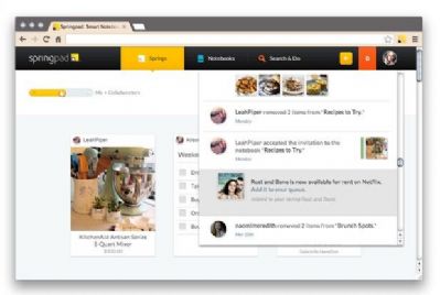 Springpad actualiza su servicio de toma de notas para la web y compite con Evernote