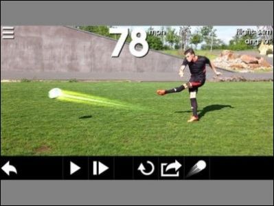 Snapshot: La aplicación iOS permite analizar las jugadas de fútbol