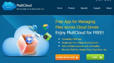 MultCloud, una aplicación para gestionar DropBox, Box, SkyDrive, Google Drive, SugarSync y Amazon