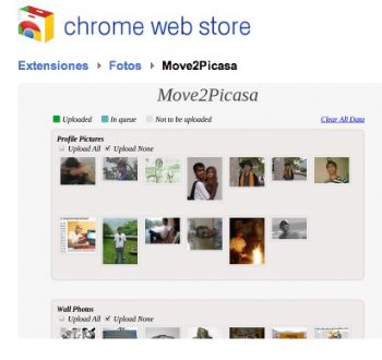 Copiar fotos de Facebook a Google+ con Move2Picasa 