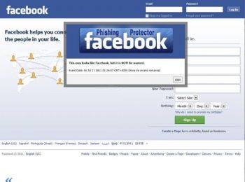 Evita fraudes en Facebook con Phishing Protector