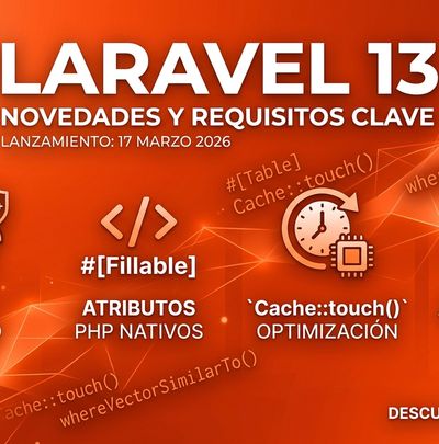 Laravel 13, lanzado el 17 de marzo de 2026 y trae grandes cambios