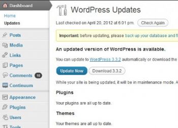 WordPress 3.3.2, actualización de seguridad que corrige 11 fallos