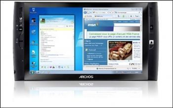 Archos 9, un tablet con Windows 7