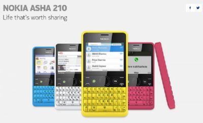 Nokia Asha 210, el primer teléfono con un botón para WhatsApp
