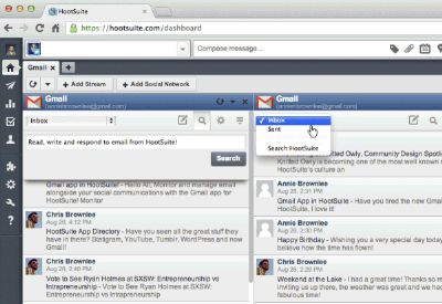 Hootsuite ya se integra con Gmail