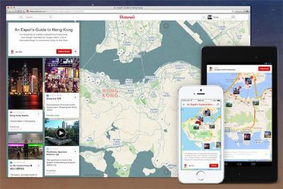 Pinterest y Foursquare se unen para crear los mapas Place Pins