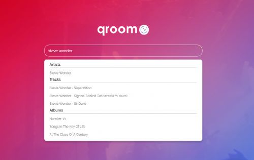 Qroom permite escuchar música gratuitamente desde tu navegador, chau Spotify