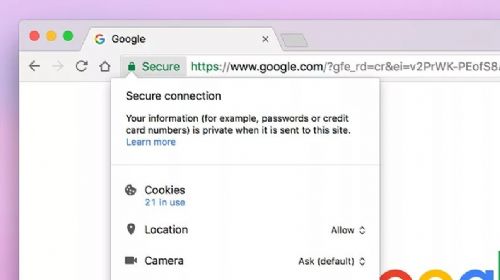 Google marca como inseguro a todo sitio Web que no tenga Certificado Digital SSL