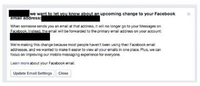 Facebook reconoce su fracaso y cierra su servicio de correo @facebook.com