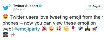 Twitter ya permite mostrar emojis en los tweets