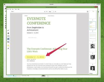 Evernote para Windows ahora permite hacer anotaciones en PDF