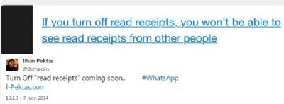 WhatsApp confirma que se podrá apagar la opción del doble check azul